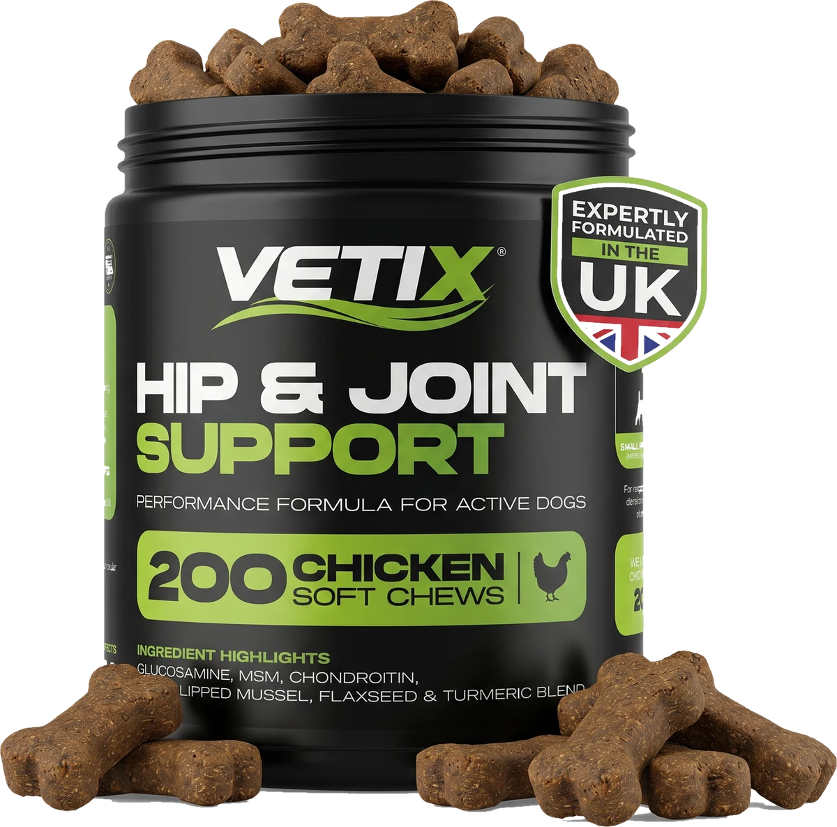 VETIX® Hip & Joint Support, 200 chicken soft chews